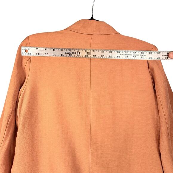 ASTR The Label Allegra Oversized Double Breasted Blazer Suit Jacket XS Orange - Picture 9 of 13